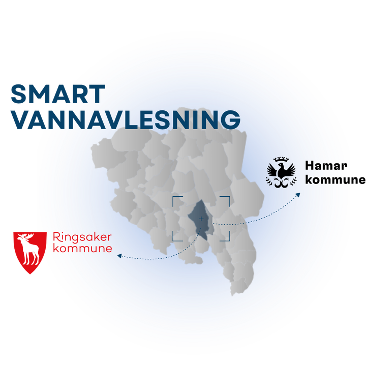 Totalleveranse av smart vannavlesning i Hamar og Ringsaker